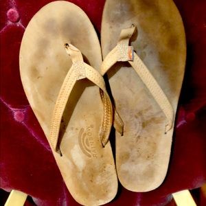 Rainbow women’s flip flops